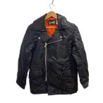 Schott◆ナイロンライダースコート/S/ナイロン/BLK/3172019//