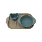 LE CREUSET* мульти- plate * Ram can /3 позиций комплект / Kids предметы первой необходимости /BLU