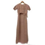 ショッピングニットワンピ SNIDEL◆ツイードニットワンピ/セットアップ/1/コットン/PNK