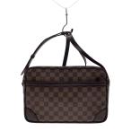 LOUIS VUITTON◆トロカデロ27_ダミエ・エベヌ_SPオーダー/--/ブラウン//