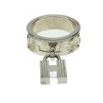 HERMES◆スカーフリング/アクセサリー/カデナ/--/SLV/メンズ