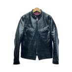 ショッピングschott Schott◆HORSE LEATHER 641XX/シングルライダースジャケット/34/馬革/7824150002//