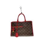 LOUIS VUITTON◆ポパンクールPM_モノグラム・キャンバス_BRW_ルージュ/PVCレザー/M43433