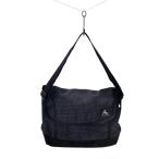 ショッピングメッセンジャー GREGORY◆メッセンジャーバッグ/ショルダーバッグ/BLK/チェック