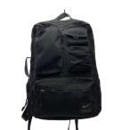 NIKE◆リュック/ポリエステル/BLK/無地