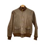 ショッピングレザージャケット PHERROW’S◆レザージャケット・ブルゾン/36/レザー/BRW/無地/AN-6501//