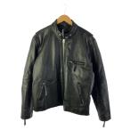 FREEDOM◆シングルライダースジャケット/50/牛革/BLK