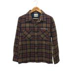 ショッピングCROW OLD CROW◆SPEEDWAY/LS CHECK SHIRTS/オープンカラーネルシャツ/M/コットン/OC-20-AW-13