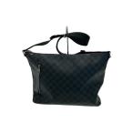 LOUIS VUITTON◆1)ミックMM_ダミエ・グラフィット_BLK/PVC/BLK