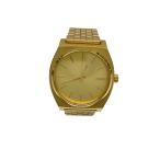 ショッピングnixon NIXON◆クォーツ腕時計/アナログ/--/GLD/GLD/THE TIME TELLER