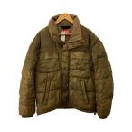 DIESEL◆ダウンジャケット/50/ナイロン/KHK/A10793