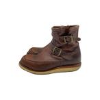 ショッピングエンジニアブーツ CHIPPEWA◆エンジニアブーツ/--/BRW/レザー//