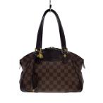 ショッピングダミエ LOUIS VUITTON◆ヴェローナPM_ダミエ・エベヌ/PVC/BRW
