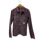 POINTER◆USA製/カバーオール/M/コットン/BLU