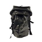 PORTER◆リュック/エナメル/BLK/無地