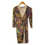 VIVIENNE TAM◆長袖ワンピース/S/ポリエステル/BLK/総柄