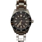 SEIKO◆PROSPEX/自動巻腕時計/アナログ/ステンレス/BLK/SLV/6r35-00p0