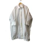 TRUE COLORS MARKET FASHIRU◆ステンカラーコート/--/コットン/WHT