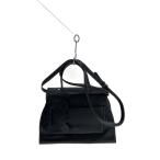 Vivienne Westwood◆ショルダーバッグ/レザー/BLK/無地