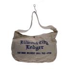 ショルダーバッグ/キャンバス/WHT/ELLWOOD CITY/ニュースペーパーバック