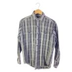 ショッピングネルシャツ RRL◆ネルシャツ/S/コットン/GRY/チェック