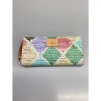 Vivienne Westwood◆SUMMER HARLEQUIN/サマーハレークイン/長財布/レザー/マルチカラー/総柄/レディース