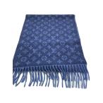 ショッピングカシミア LOUIS VUITTON◆エシャルプ・モノグラムグラディエント_モノグラム_BLU/カシミア/BLU/モノグラム/M70257