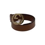 GUCCI◆ベルト/レザー/BRW/メンズ/114876