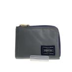 PORTER◆PX TANKER/ID WALLET/財布/GRY/376-16893
