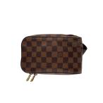 LOUIS VUITTON* Geronimo s_ Damier *eben/PVC/BRW