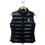 ショッピングmoncler MONCLER◆GHANY GILET/ダウンベスト/1/ポリエステル/BLK/B20934830405 68950//