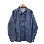 ショッピングJACKET PHIGVEL◆DENIM CHORE JACKET/カバーオール/3/デニム/IDG/無地/PMAN-OTPP01
