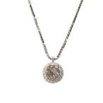 Swarovski* колье /--/ цветной камень /SLV/ верх иметь / женский 