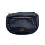 COACH* сумка-пояс / кожа /BLK/ одноцветный /L2011-6488//