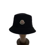 ショッピングmoncler MONCLER◆バケットハット/M/ポリエステル/BLK/レディース/H20933B00052 57843