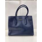 FURLA◆ショルダーバッグ/レザー/NVY/�