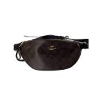 COACH* сумка-пояс _ signature _ Brown /PVC/BRW/ общий рисунок 