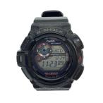 CASIO◆ソーラー腕時計・G-SHOCK/デジタル/ラバー/BLK