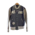 ショッピングstussy STUSSY◆スタジャン/L/コットン/GRY/無地//