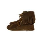 ショッピングMINNETONKA MINNETONKA◆ブーツ/--/BRW/スウェード