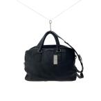 ショッピングJACOBS MARC BY MARC JACOBS◆ボストンバッグ/レザー/BLK/無地