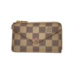 ショッピングVUITTON LOUIS VUITTON◆ポルト・カルト・レクト・ヴェルソ_ダミエ・アズール_ローズバレリーヌ/--/レディース/