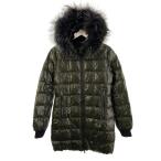 ショッピングduvetica DUVETICA◆ロングダウンジャケット/42/ナイロン/KHK/MFG-1035R/ALIA