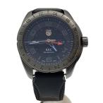 LUMINOX◆クォーツ腕時計/アナログ/ラバー/BLK/BLK/SS/SXC 5120 GMT//