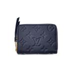 ショッピングVUITTON LOUIS VUITTON◆ジッピー・コインパース_モノグラム・アンプラント/レザー/BLK/レディース