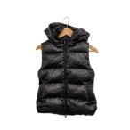 ショッピングduvetica DUVETICA◆ダウンベスト/38/ナイロン/BLK/無地/D.032.02.MFG-1035R