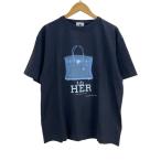 awesome/HERバーキンphotoPRINT TEE/Tシャツ/M/コットン/BLK