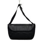 CHROME◆SIMPLE MESSENGER BAG/ショルダーバッグ/--/BLK