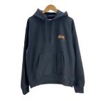 ショッピングstussy STUSSY◆skate tough zip hoodie/パーカー/L/コットン/BLK