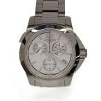 LONGINES◆コンクエスト/ジャンピング/腕時計/アナログ/ステンレス/WHT/SLV/L3.701.4